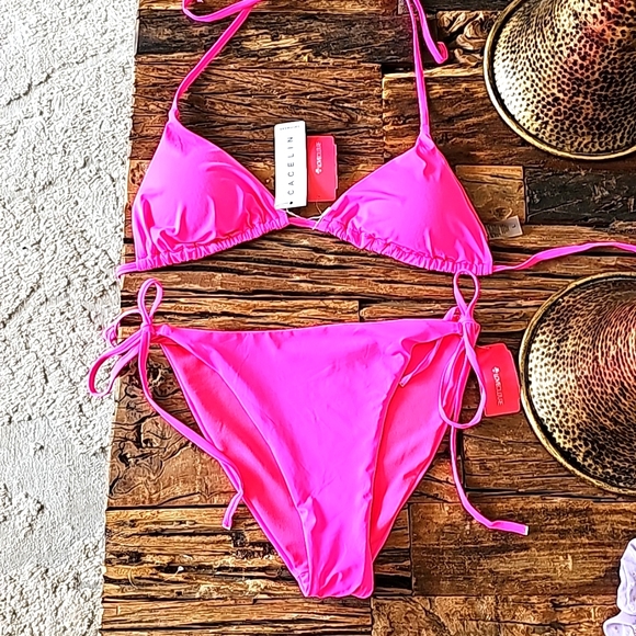 Love Culture Other - BIKINI TWO PIECE LARGE BRIGHT PINT BATHING SUITE